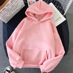 PINK BASIC HOODIE