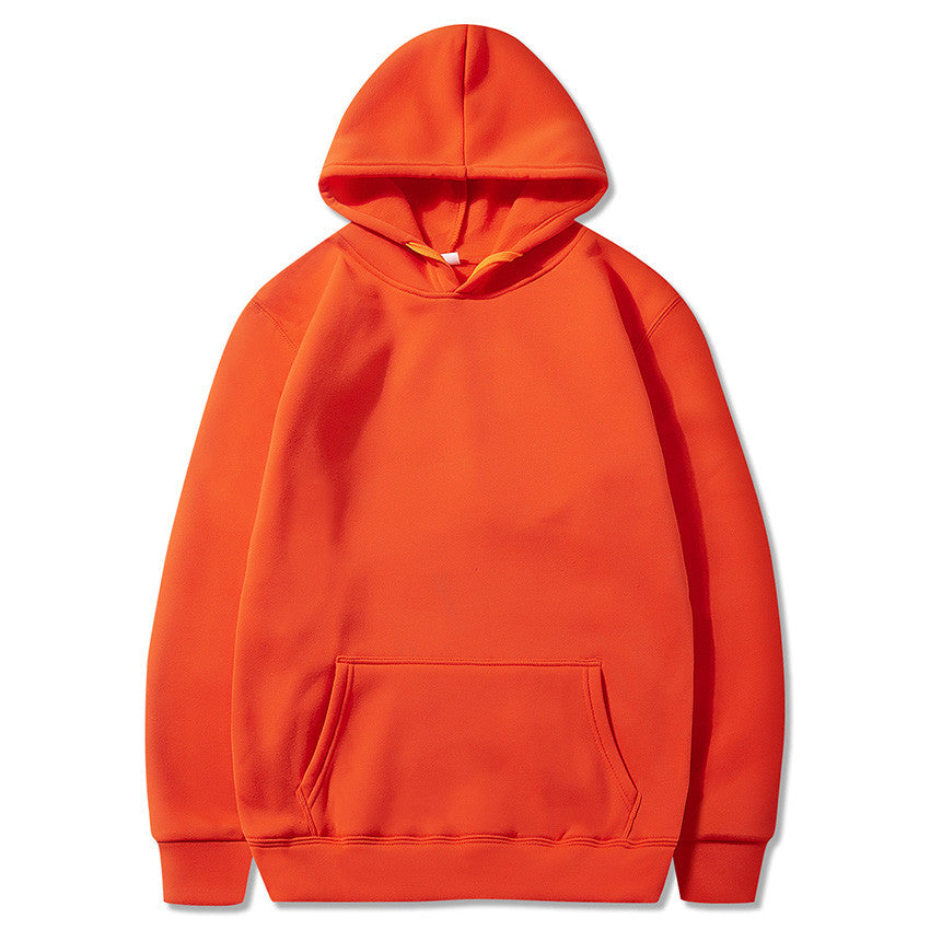 ORANGE BASIC HOODIE