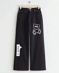 A BEAR WIDE LEG JEANS