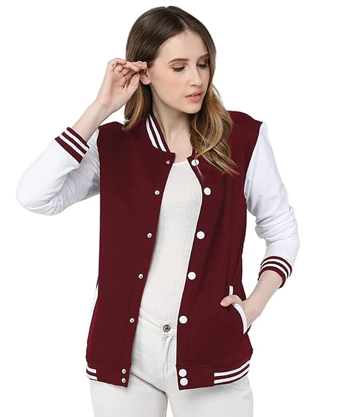 MAROON VARSITY JACKET