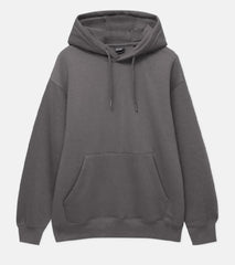 DARK GREY BASIC HOODIE