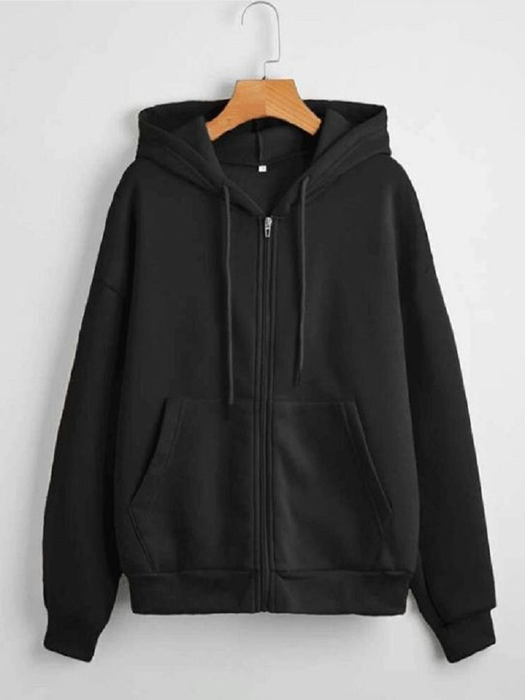 BLACK BASIC ZIPPER