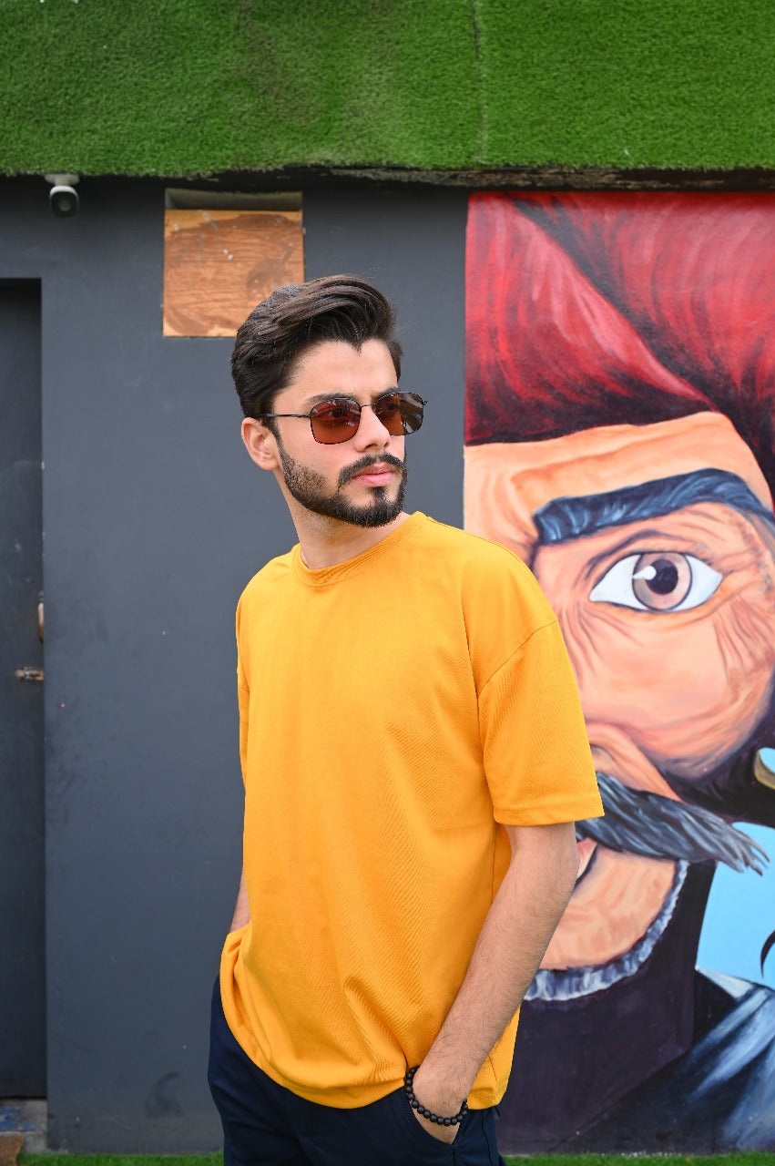 MUSTARD OVERSIZED TSHIRT