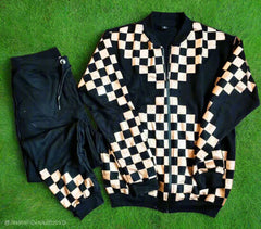 GOLDEN CHECK TRACKSUIT