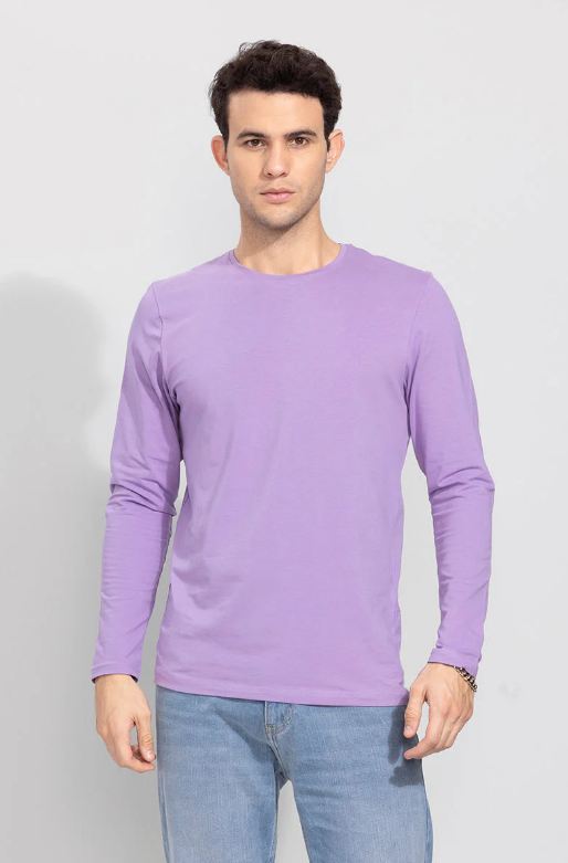 LILAC FULL SLEEVES TSHIRT