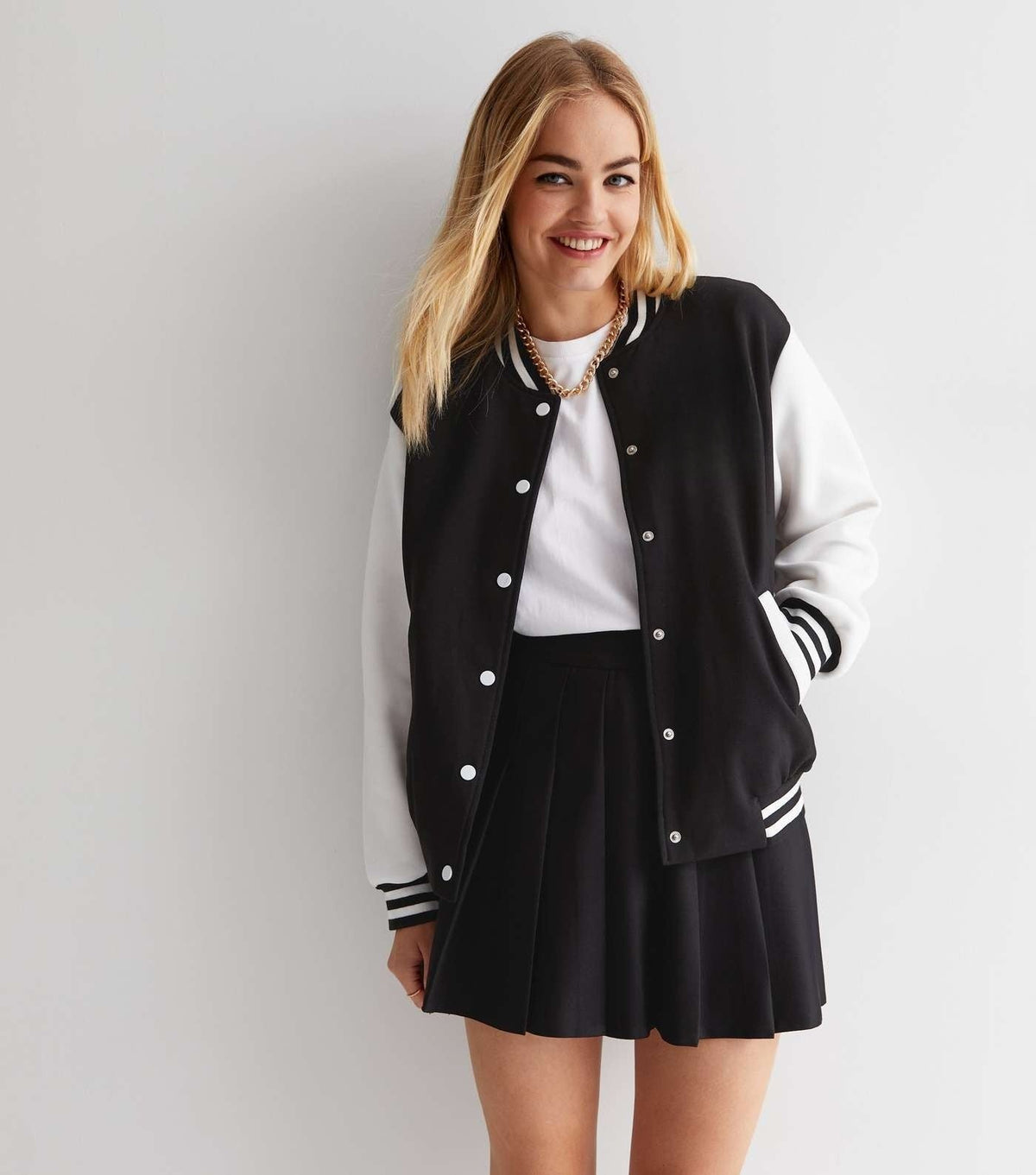 BLACK VARSITY JACKET