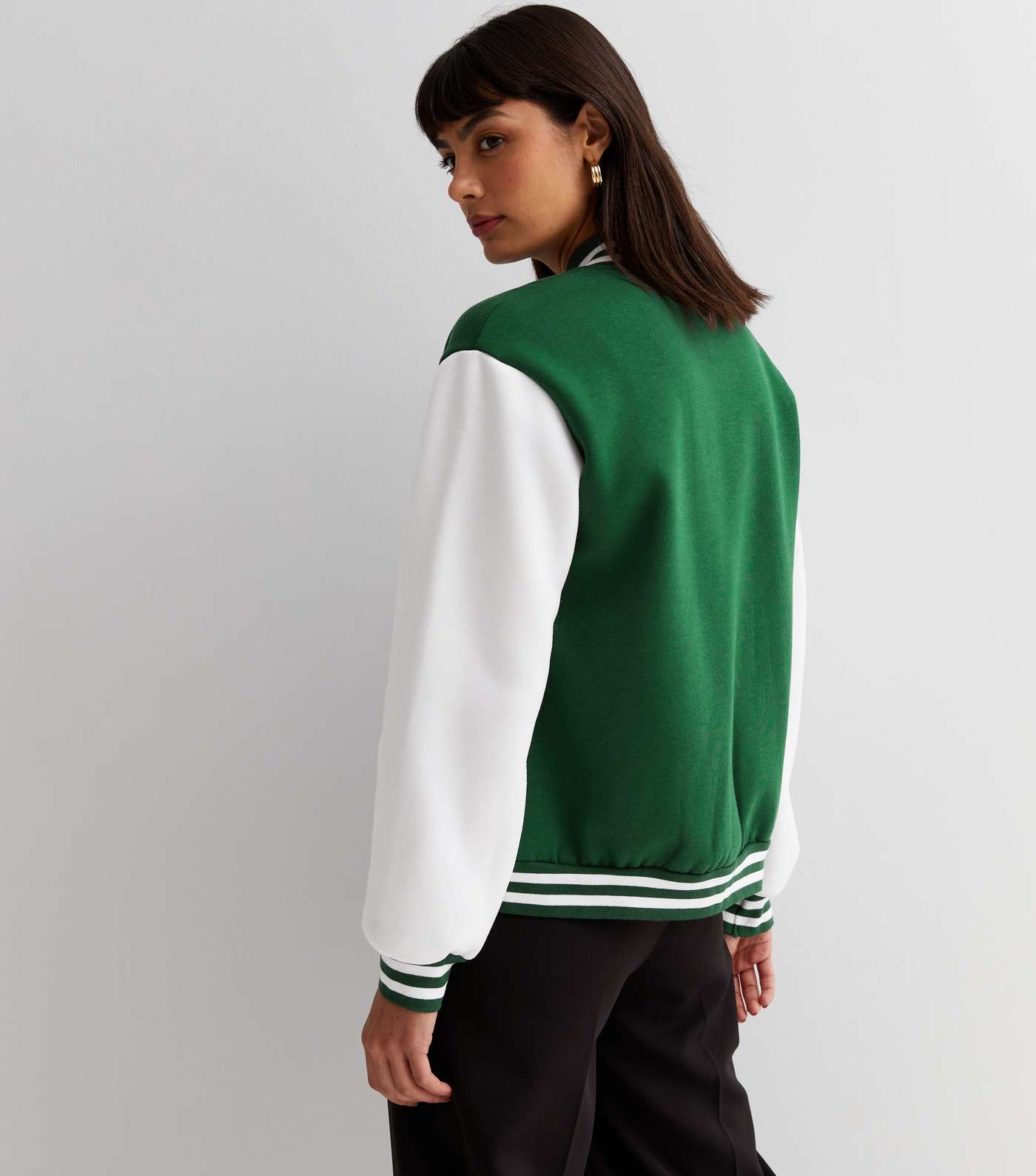 GREEN VARSITY JACKET