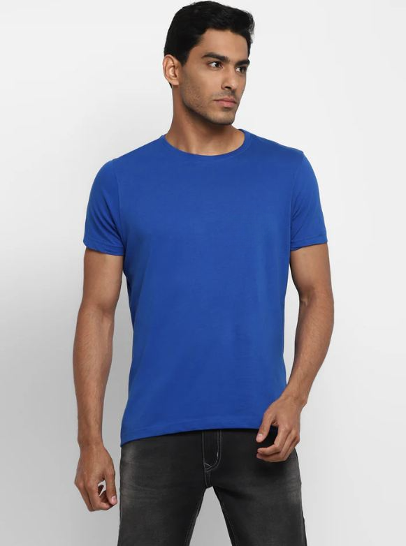 ROYAL BLUE HALF SLEEVES TSHIRT