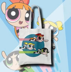 POWERPUFF GIRLS WHITE TOTE BAG